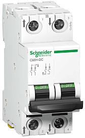 Выключатель автоматический C60H-DC 30А 2П двухполюсный C 500В DC A9N61534 Schneider Electric