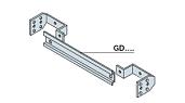 DIN-рейка с крепежом на 25-модульный Д=600мм для шкафов SR GD6006 ABB