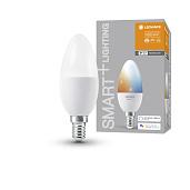 Лампа светодиодная 5Вт E14 2700К-6500К 470лм диммируемая LEDVANCE SMART+ B WiFi 4058075485556