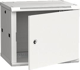 Шкаф телекоммуникационный навесной (настенный) ITK 19" 9U 600x450 дверь металл RAL7035 LWR3-09U64-MF IEK