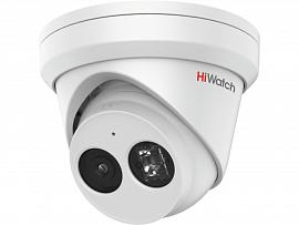 Камера видеонаблюдения (видеокамера наблюдения) 2 Мп купольная IP с фиксированным объективом и EXIR-подсветкой до 30м IPC-T022-G2/U (2.8mm) HiWatch