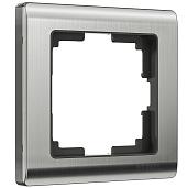 Рамка одноместная Metallic глянцевый никель IP20 W0011602 Werkel