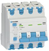 Выключатель автоматический дифференциального тока АВДТ 6А 4П четырехполюсный характеристика B 30мА D06 электрон. тип АС D0643BAC-06 ELVERT