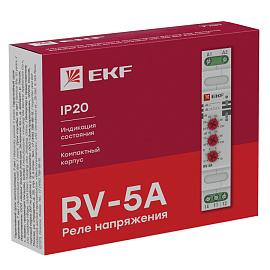 Реле напряжения RV-5A (параллельное подключенние) EKF PROxima