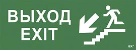 Самоклеющая этик. "Выход/лестница вниз/фигура" ССА 1005 IEK