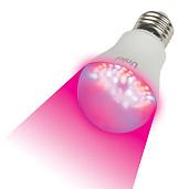 Лампа светодиодная для растений  9Вт Е27 A60 прозрачная спектр для фотосинтеза ФИТО 09645 Uniel