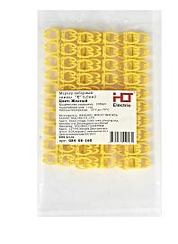 Маркер наборный-символ "C" желтый 6 мм2 (уп./100 шт.) 084-08-160 HLT