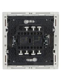 Переключатель двухклавишный FORTE&PIANO 10А белый FP-V22-0-10-1-K01 IEK