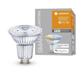 Лампа светодиодная 5Вт GU10 2700К-6500К 350лм диммируемая LEDVANCE SMART+ PAR16 WiFi 4058075485679