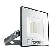 Прожектор светодиодный  20Вт LL-1000 6400K 1600Лм LED OSRAM IP65 AC220-240V/50Hz черный 41538 Feron Pro