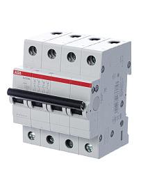 Выключатель автоматический 10А SH204L 4П четырехполюсный C 4,5кA AC (перемен.) (2CDS244001R0104) ABB