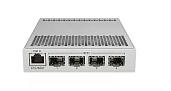 Коммутатор, 1x10/100/1000Мбит/с RJ45, 4xSFP+, RAM 512 MB Cloud Router Switch CRS305-1G-4S+IN Mikrotik