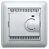 Термостат теплого пола W59 скрытой установки с датчиком электронный от+5до+50°C 10A в сборе белый TES-151-18 Systeme Electric