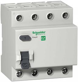 УЗО Schneider Electric серии Easy9 4P, 40А, 30мА, AC, 400В