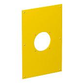Накладка блока питания VH для монтажа устройств, 160x105x3 мм (ПВХ,желтый) 6109878   OBO Bettermann