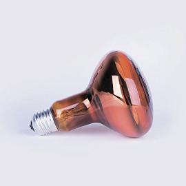 Лампа инфракрасная зеркальная красная ИК ИКЗК 250Вт Е27 (ИКЗК220-250 R127, Калашниково)