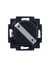 Светорегулятор (диммер) LEVIT скрытой установки поворотно-нажимной 60-600Вт R сталь / дымчатый чёрный 2CHH942247A6069 ABB