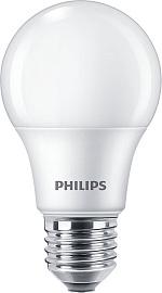 Лампа светодиодная 9 Вт E27 A60 6500К 720Лм матовая 220-240В груша Ecohome 929002299117 Philips