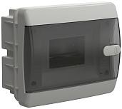 Корпус пластиковый ЩРВ-П-6 IP41 черная прозрачная дверь UNION Compact UIC-KP12-V-06-41-K01 IEK