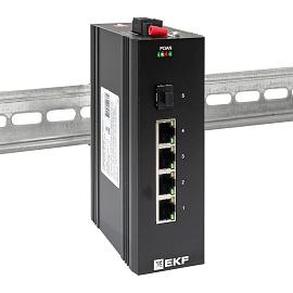 Коммутатор промышленный неуправляемый TSX-U-1GX/SFP-4GTP EKF