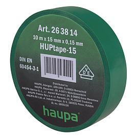 Изолента ПВХ, цвет зеленый, ширина 19 мм, длина 20 м, d 74 мм код 263856 Haupa
