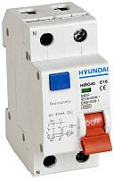 Выключатель автоматический дифференциального тока 16А (1P+N) HRO63M к.з. 6kA,30mА 1NG4C0000C 00016G (STANDARD) 13.06.000120 Hyundai