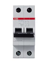Выключатель автоматический 63А SH202L 2П двухполюсный C 4,5кA 2CDS242001R0634 ABB