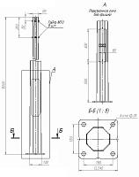 Опора ОГКлф 8 метров (К240-180-4х25)-ц В00004483 Пересвет