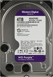 Жесткий диск для видеонаблюдения HDD  4ТБ; 3,5" SATA III WD42PURZ Western Digital