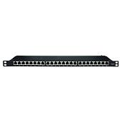 Патч-панель 19", 0.5 U,CAT6, 24 порта RJ45, экранированная RN6PPF2405 DKC