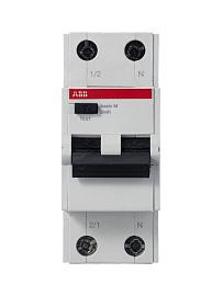 Выключатель автоматический дифференциального тока BMR415C40 40А 2П двухполюсный C 30мА 4,5кА 2CSR645041R1404 ABB