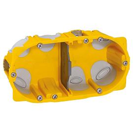 Встраиваемая коробка Batibox - двухместная - энергосберегающая - глубина 40 мм 080022 Legrand