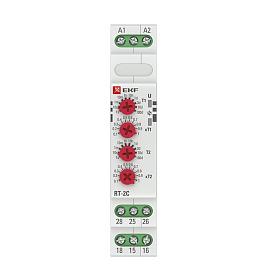 Реле времени RT-2C (2 регулир. порога времени, 2 исп. конт.) EKF PROxima