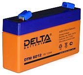 Аккумулятор свинцово-кислотный (аккумуляторная батарея)  6 В 1.2 А/ч DTM 6012 DELTA