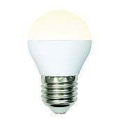 Лампа светодиодная 6 Вт E27 G45 3000К 510Лм матовая175-250В шар Multibright ( LED-G45-6W/WW/E27/FR/MB PLM11WH ) UL-00002377 Uniel