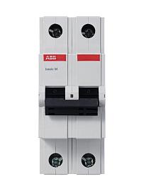 Выключатель автоматический модульный BMS412C10 Basic M 10А 2П двухполюсный C 4,5кА 2CDS642041R0104 ABB