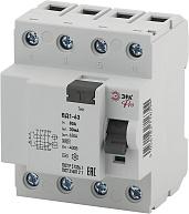 Выключатель дифференциального тока ВДТ (УЗО) 80А 3p+N четырехполюсный 6кА 30мА Pro ВД1-63 ( NO-902-64 ) Б0031903 ЭРА