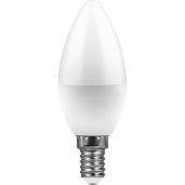 Лампа светодиодная 9 Вт E14 LB-570 Свеча 6400K 25800 Feron