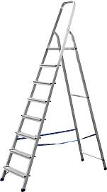 Лестница-стремянка  алюминиевая, 8 ступеней, 166 см СИБИН 38801-8