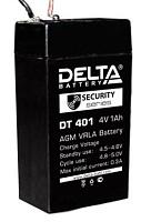 Аккумулятор свинцово-кислотный (аккумуляторная батарея) 4В 1.0 А/ч DT 401 DELTA