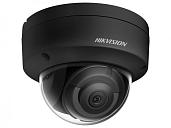 Камера видеонаблюдения (видеокамера наблюдения) уличная купольная IP 4Мп с EXIR-подсветкой до 30м, объектив 2,8мм, чёрный DS-2CD2143G2-IS(BLACK)(2.8mm) Hikvision