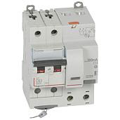 Выключатель автоматический дифференциального тока АВДТ DX3 63А 2П двухполюсный 300мА 4 модуля 411178 Legrand