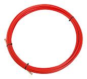 Протяжка кабельная (мини УЗК в бухте), стеклопруток, d=3,5 мм 20 м красная 47-1020