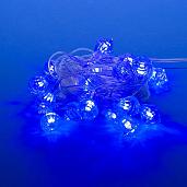Гирлянда Бриллианты 2,8м 20Led синий свет контроллер прозрачный провод IP20 ULD-S0280 07922 Uniel