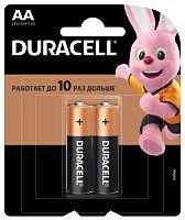Батарейка (элемент питания) LR6 BL2 BASIC АА  Б0026814 Duracell
