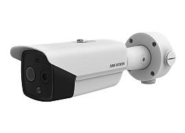 Камера видеонаблюдения (видеокамера наблюдения) тепловизионная IP уличная цилиндрическая, объектив 8 мм DS-2TD2617-10/PA HikVision