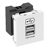 Зарядное устройство USB тип А(1,2 А / 2 х 0,6 А, белый) 6105300 OBO Bettermann