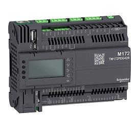 Контроллер ПЛК М172, дисплей, 42 I/O, Eth, 2 MB TM172PDG42R SE