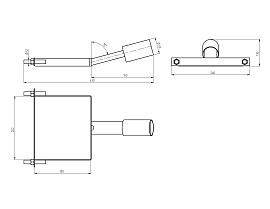 Кронштейн на столб 430х260х130 d48mm (10/200) SPP-AC6-0-150-048 Б0047652 ЭРА