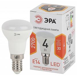 Лампа светодиодная 4 Вт E14 R39 2700К 320Лм матовая 170-265В рефлектор ( LED R39-4W-827-E14 ) Б0017225 ЭРА